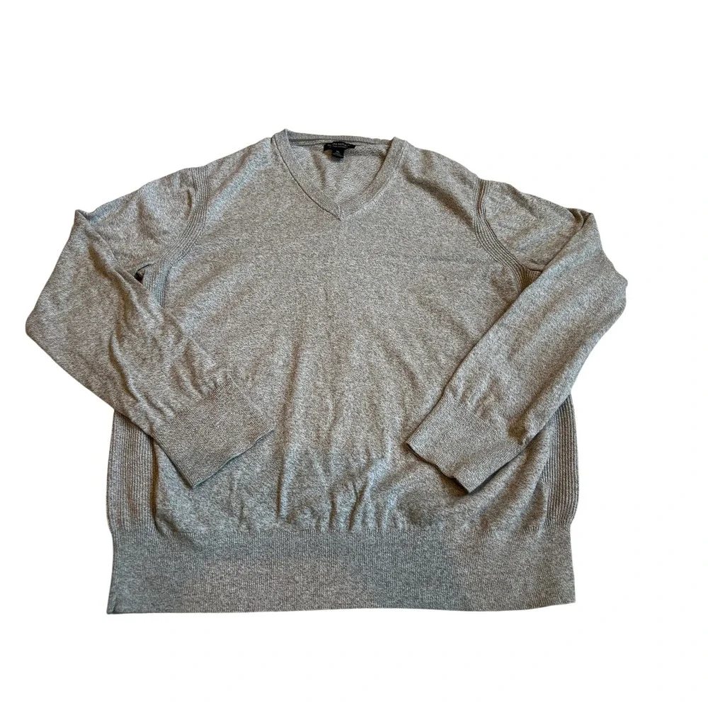 Banana Republic Beige Cotton Cashmere V-neck Pullover Sweater SZXL Casual
